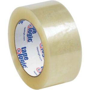 2&#034; x 55 yds. Clear Tape Logic® Quiet Carton Sealing Tape 2.6 Mil - 12 Pieces