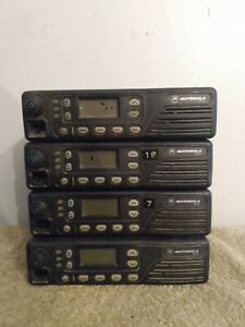 Motorola GTX M11WGD4CB1AN Lot Of Four Radios -- Untested -- Parts