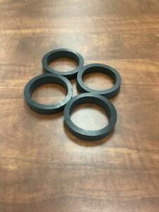 Neoprene Rubber Washer Spacer 2-1/2&#034; OD x 2&#034; ID x 1/2&#034; thick