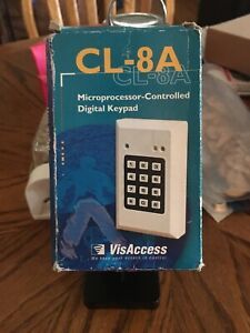 VISONIC CL-8A INDOOR SELF-CONTAINED ACCESS CONTROL KEYPAD