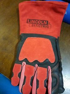 LINCOLN ELECTRIC KH962 PREMIUM LEATHER WELDING GLOVES ONE SIZE  XL