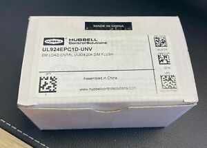 Hubbell EPC-1 Em load control relay surface white DIM Flush UL924 *NEW IN BOX*