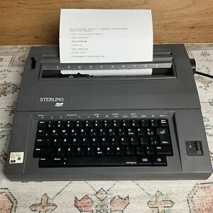 Smith Corona SCM Sterling Electric Typewriter Model 5B-1 Electronic Portable