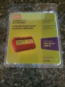 Staples -  POSTAGE METER INK -  Cartridge For Pitney Bowes 769-0 - E700 and E707