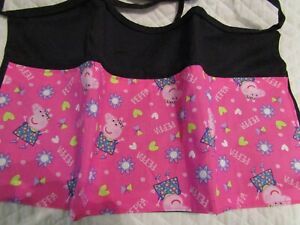 Black Server Waitress Apron Pepa Pig Vendor Teacher Name FREE Lady Pizazz