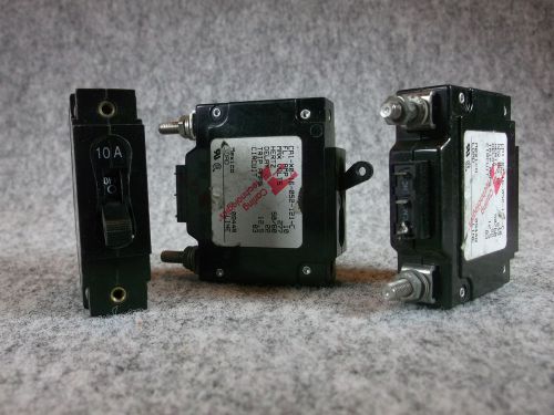 10 amp single pole circuit breakers ca1-x0-16-052-121-c carling technologies(x3) for sale