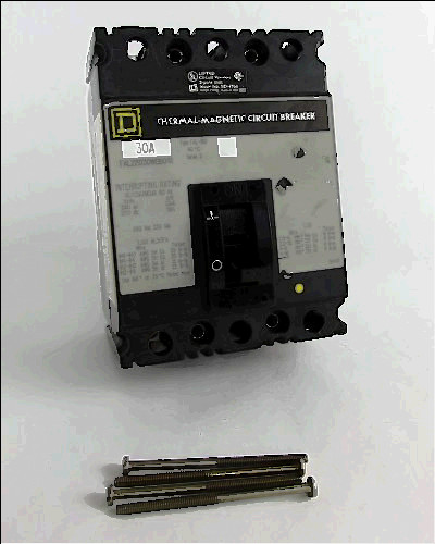 14.00 for sale, Square d fal22030wb8041 thermal magnetic circuit breaker - 30a, 2-pole