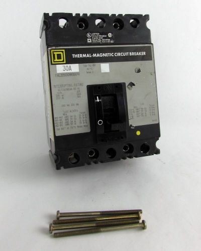 Square D FAL22030WB8041 Thermal Magnetic Circuit Breaker - 30A, 2-Pole