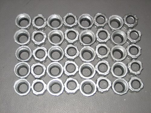 Lot Of 40 Crouse Hinds 1/2&#034; Insulated Threaded Throat Bushing H1031 04506879