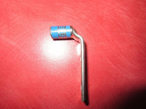 Thomas &amp; betts 30n 6 awg 2 hole 90 degree non insulated blue die crimp lug for sale