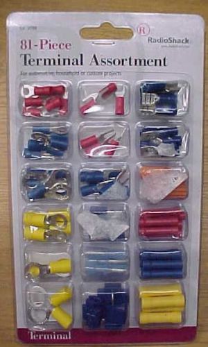 Radio shack 81 piece insulated terminal assortment for sale