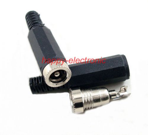 10PCS 2.5x5.5mm DC Power Female Plug Jack Adapter Connector 2.5*5.5mm