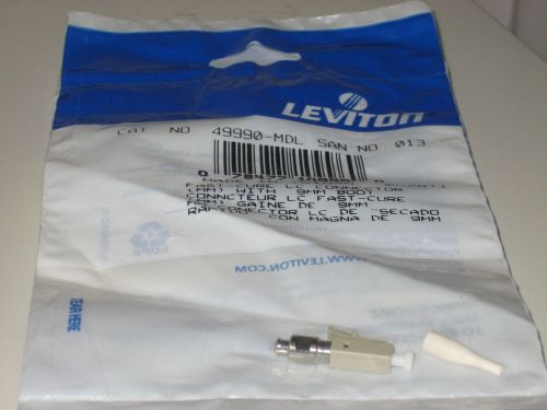 LEVITON 49990-MDL MM LC CONNECTOR WITH 9 MM BOOT - FREE SHIPPING