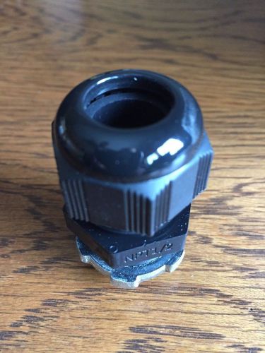 1/2 inch npt - qty:15; t&amp;b strain relief cord grip cable gland w steel nut - new for sale