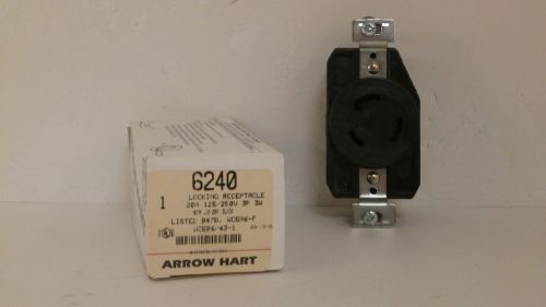 Arrow hart cooper crouse-hinds locking receptacle 6240 *nib* for sale