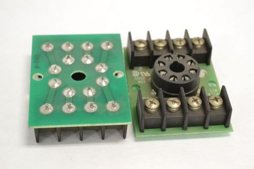 Lot 2 new curtis instruments rs8 10a amp 250v-ac relay socket base b285084 for sale