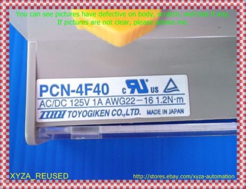 Toyogiken togi  pcn-4f40 for mitsibishi port plc , 40 pin terminal block for sale