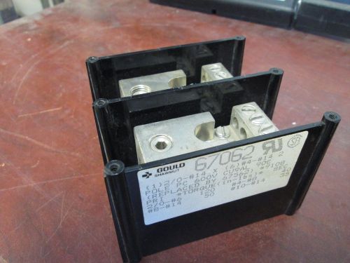 Gould Power Distribution Block 67062 Line 2/0-#14 Load(6) #4-#14 2P Used