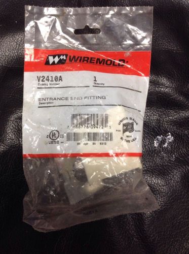 WIREMOLD V2410A ENTRANCE END FITTING IVORY Qty.1