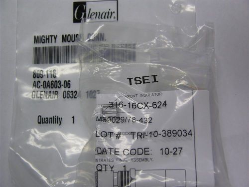 Glenair 809-116 / m3902/78-432 mighty mouse size #16 socket coaxial contact for sale