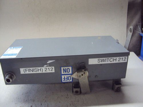 Westinghouse  60 amp bus duct fusible switch 2528d46g03 3 ph  used for sale