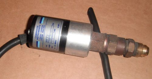 Cambridge instruments londex division min v vacuum switch-0.07 to -1.0 bar for sale