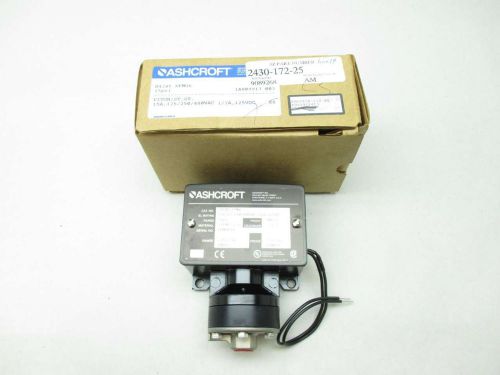 New ashcroft b424v xfmg6 15psi pressure switch 480v-ac 125v-dc 15a amp d436513 for sale