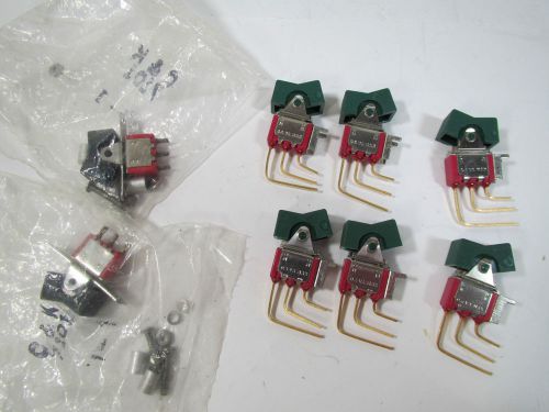 C &amp; k micro rocker switches 7101 new nos usa lot for sale