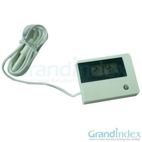 LCD Display Digital Thermometer Temperature Record Meter with Wire TC-1