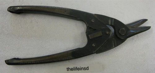VINTAGE COLLECTIBLE CRAFTSMEN TIN SNIPS WIRE CUTTERS 1940&#039;s (E4)