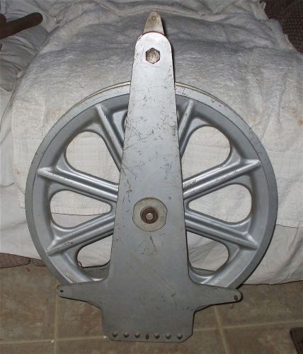 Aluminum Pulley or Block With 18&#034; Sheave Net Weight 30 lb.