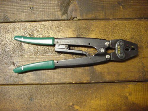 Insulated terminal ratchet style crimp tool #12 to #8awg for sale