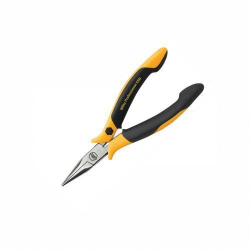 Wiha 32742 Pliers  Short Snipe Nose  Straight  Serrated Jaws  ESD Safe
