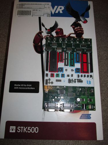 Atmel STK500 Starter Kit Board for 8-bit AVR Microprocessors