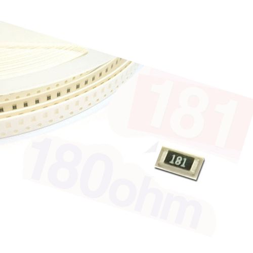 5000 x smd smt 0805 chip resistors surface mount 180r 180ohm 181 +/-5% rohs for sale
