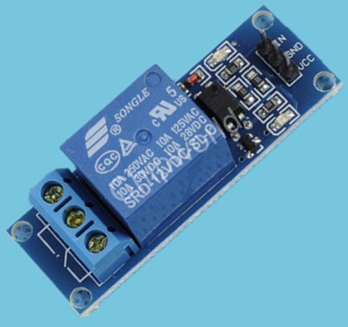 12V 1-Channel Relay Module with Optocoupler High Level Triger for Arduino Raspb