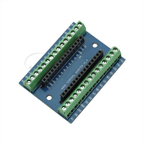 FOR the Arduino Nano V3.0 AVR ATMEGA328P-AU Module Terminal Adapter Board Nano