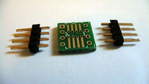 10 pcs dip soic so sop 8 pin ic adapter prototyping breakout board + header for sale