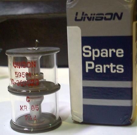 NEW UNISON SPARK GAP 59501 6625-00-18-0854 NSN GLASS