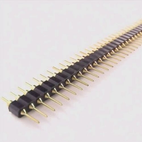 Machined Pin Header, male 40 round precision machine pins x4 -: