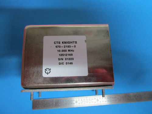 Cts knights 10 mhz frequency standard quartz oscillator for sale