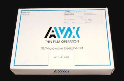 AVX Thin Film Operation RF/Microwave Design Kit (ACCU-P402KIT02) Type 1400