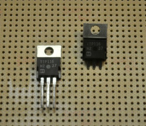 2 New PNP Darlinton Transistor - TIP116 - 80V - 2A