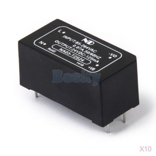 10x Isolated Power Module AC/DC-DC Converter Input AC85-264V/ DC100-370V Out 24V