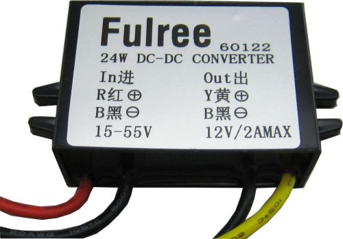 15-55V to 12V 2A DC to DC converter buck power supply Voltage Regulator Adapters
