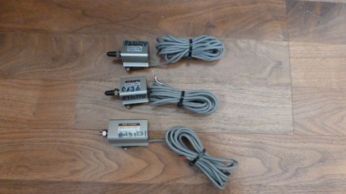 Lot of 3 smc  pneumatic cyl cdq2b16-01-0064us, cdq2b16-20dm-f79wls new old stock for sale