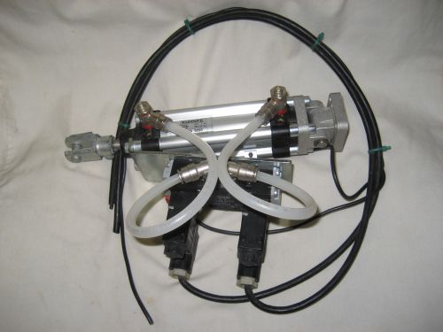 Kuhnke  pneumatic magnetic cylinder with mount and lots of part for sale