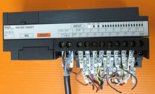 Fuji electric micrex sx -bust-link digital input output module nr1sx-1606dt for sale