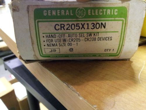 GENERAL ELECTRIC CR205X130N HAND-OFF-AUTO SEL SW KIT NEW OLD SURPLUS #B39