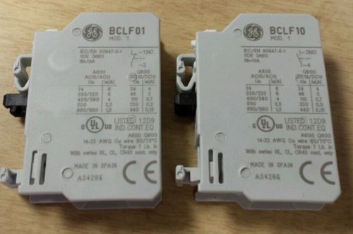 General Electric GE BCLF01 BCLF01 Auxiliary Contacts NO, NC